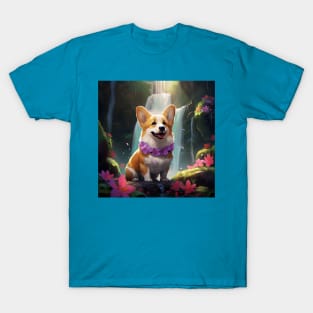 Hawaiian Corgi T-Shirt